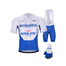 BONAVELO Mega set de ciclism - QUICKSTEP 2020 - albastru/alb
