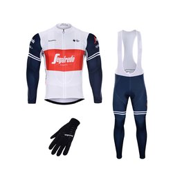 BONAVELO Mega set de ciclism - TREK 2020 WNT - alb/roșu/albastru