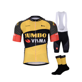 BONAVELO Mega set de ciclism - JUMBO-VISMA 2022 - negru/galben