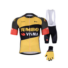 BONAVELO Mega set de ciclism - JUMBO-VISMA 2022 - galben/negru