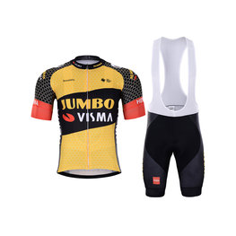 BONAVELO Tricoul și pantaloni scurți de ciclism - JUMBO-VISMA 2022 - galben/negru