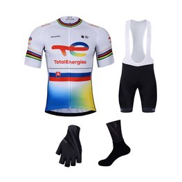 BONAVELO Mega set de ciclism - TOTAL ENERGIES 2024 - galben/negru/albastru/alb/roșu