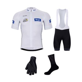 BONAVELO Mega set de ciclism - TOUR DE FRANCE 2025 - alb/albastru/negru