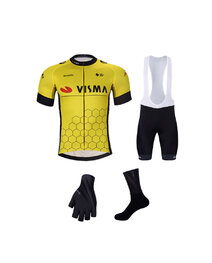 BONAVELO Mega set de ciclism - JUMBO-VISMA 2025 - negru/galben