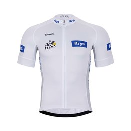 BONAVELO Tricou de ciclism cu mânecă scurtă - TOUR DE FRANCE 2025 - alb