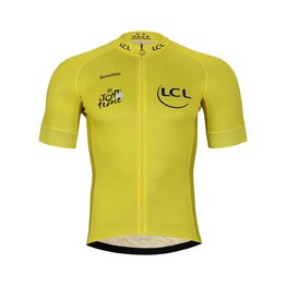 BONAVELO Tricou de ciclism cu mânecă scurtă - TOUR DE FRANCE 2025 - galben