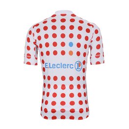 BONAVELO Tricou de ciclism cu mânecă scurtă - TOUR DE FRANCE 2025 - roșu/alb