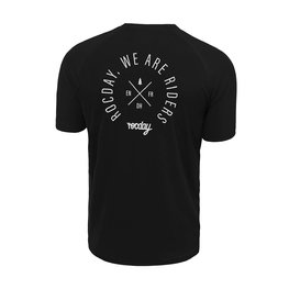 ROCDAY Tricou de ciclism cu mânecă scurtă - ROOST - negru
