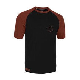 ROCDAY Tricou de ciclism cu mânecă scurtă - ROOST - roșu/negru