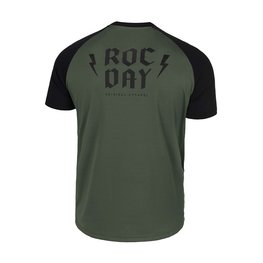 ROCDAY Tricou de ciclism cu mânecă scurtă - PARK - verde/negru