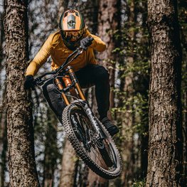 ROCDAY Tricou de ciclism cu mânecă lungă de vară - MOUNT - albastru/gri