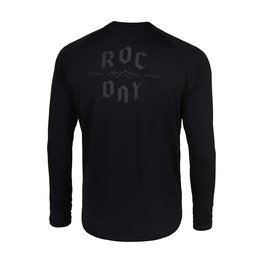 ROCDAY Tricou de ciclism cu mânecă lungă de vară - PARK LONG - negru