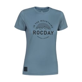 ROCDAY Tricou de ciclism cu mânecă scurtă - MONTY LADY - albastru
