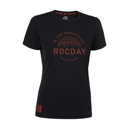 ROCDAY Tricou de ciclism cu mânecă scurtă - MONTY LADY - roșu/negru