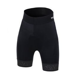 SANTINI Pantaloni scurți de ciclism fără bretele - GS KIDS - negru