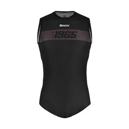 SANTINI Tricou de ciclism cu mânecă scurtă - 1965 - negru