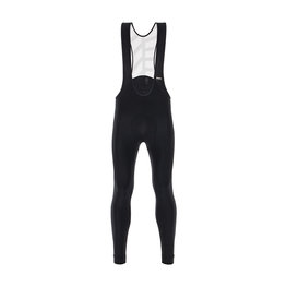 SANTINI Pantaloni de ciclism lungi cu bretele - SVOLTA WINTER - negru/alb