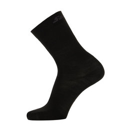 SANTINI Șosete clasice de ciclism - WOOL SOCKS - negru