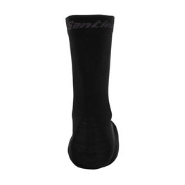 SANTINI Șosete clasice de ciclism - WOOL SOCKS - negru
