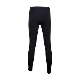 SANTINI Pantaloni de ciclism lungi fără bretele - FULL ZIP - ZIP UP - negru
