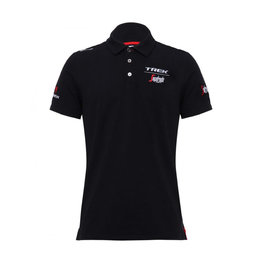 SANTINI Tricou de ciclism cu mânecă scurtă - TREK 2018 POLO - negru