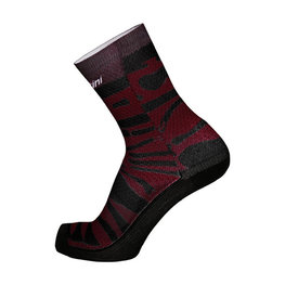 SANTINI Șosete clasice de ciclism - LA VUELTA 2018 - mov/negru