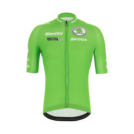 SANTINI Tricou de ciclism cu mânecă scurtă - LA VUELTA 2019 - verde