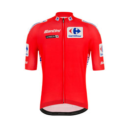 SANTINI Tricou de ciclism cu mânecă scurtă - LA VUELTA 2019 - roșu