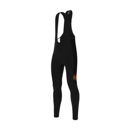 SANTINI Pantaloni de ciclism lungi cu bretele - LA VUELTA '20 WINTER - negru