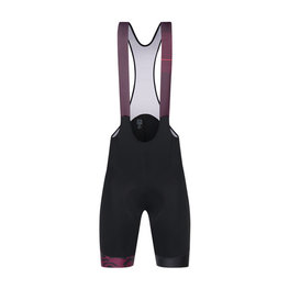 SANTINI Pantaloni scurți de ciclism cu bretele - LA VUELTA 2018 - negru/mov