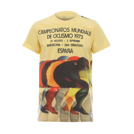 SANTINI Tricou de ciclism cu mânecă scurtă - UCI STORY - multicolor/galben