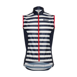 SANTINI Vestă de ciclism - LA VUELTA 2018 - albastru/alb