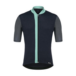 SANTINI Tricou de ciclism cu mânecă scurtă - ORIGINE - albastru deschis/negru