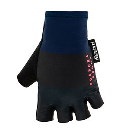 SANTINI Mănuși de ciclism fără degete - REDUX FORTUNA AERO - albastru