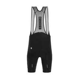 SANTINI Pantaloni scurți de ciclism cu bretele - KARMA DELTA - negru