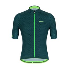 SANTINI Tricou de ciclism cu mânecă scurtă - KARMA KITE - verde
