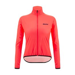 SANTINI Jachetă rezistentă la vânt de ciclism - NEBULA WINDPROOF W - roz
