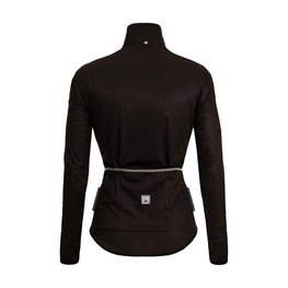 SANTINI Jachetă rezistentă la vânt de ciclism - NEBULA - negru