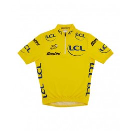 SANTINI Tricou de ciclism cu mânecă scurtă - TOUR DE FRANCE 2023 - galben