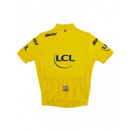 SANTINI Tricou de ciclism cu mânecă scurtă - TOUR DE FRANCE 2023 - galben