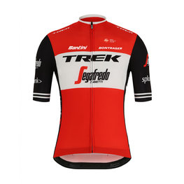 SANTINI Tricou de ciclism cu mânecă scurtă - TREK 2019 BLEND - roșu/alb/negru