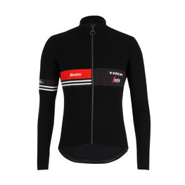 SANTINI Tricou de cilism pentru iarnă cu mânecă lungă - TREK 19 ICON WINTER - negru