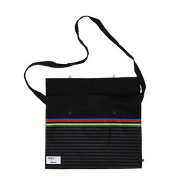 SANTINI Geantă de ciclism - UCI RAINBOW - negru