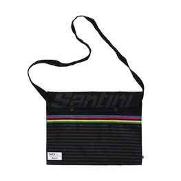 SANTINI Geantă de ciclism - UCI RAINBOW - negru
