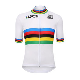 SANTINI Tricou de ciclism cu mânecă scurtă - UCI WORLD CHAMP 2017 - alb