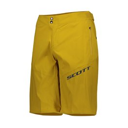SCOTT Pantaloni scurți de ciclism fără bretele - ENDURANCE LS/FIT - galben