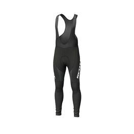 SCOTT Pantaloni de ciclism lungi cu bretele - RC AS WINTER - negru/galben