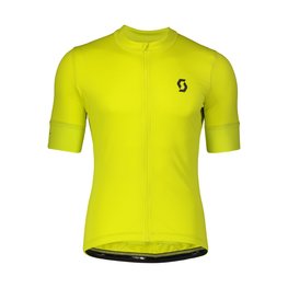 SCOTT Tricou de ciclism cu mânecă scurtă - ENDURANCE 10 - galben