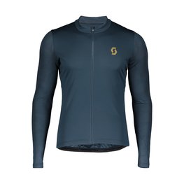 SCOTT Tricou de ciclism cu mânecă lungă de vară - ENDURANCE 10 SUMMER - albastru