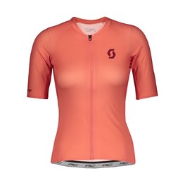 SCOTT Tricou de ciclism cu mânecă scurtă - RC PREMIUM LADY - roz